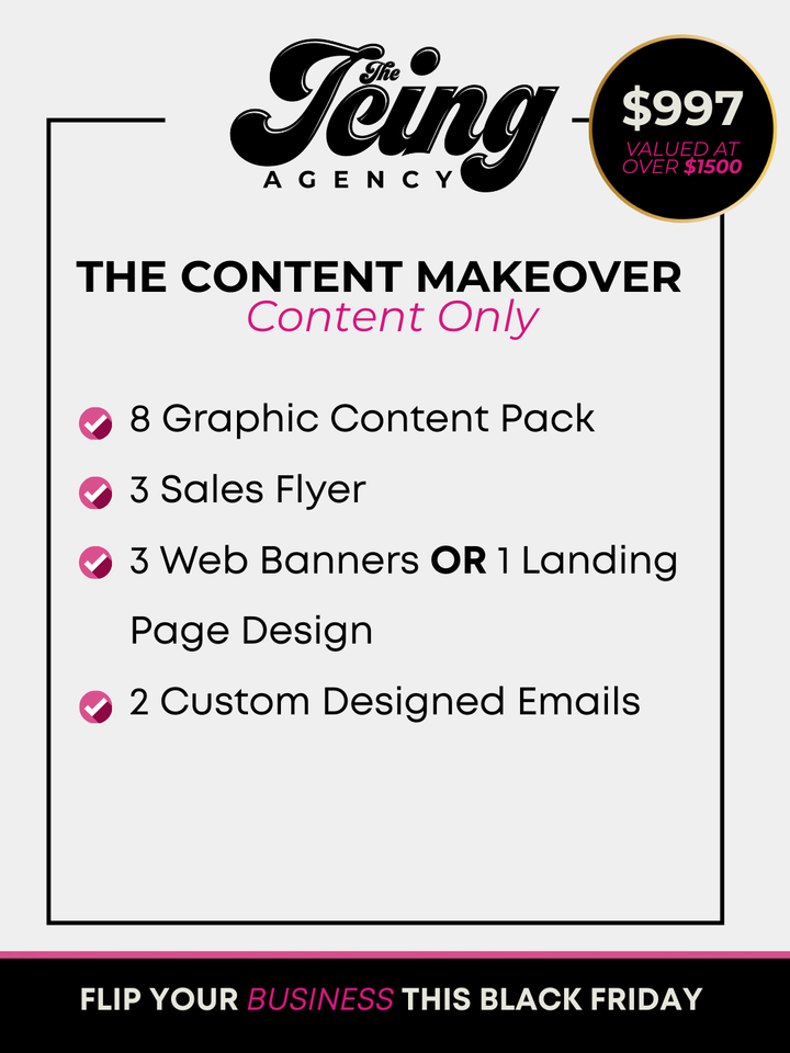 Flip This Brand → Black Friday Packages